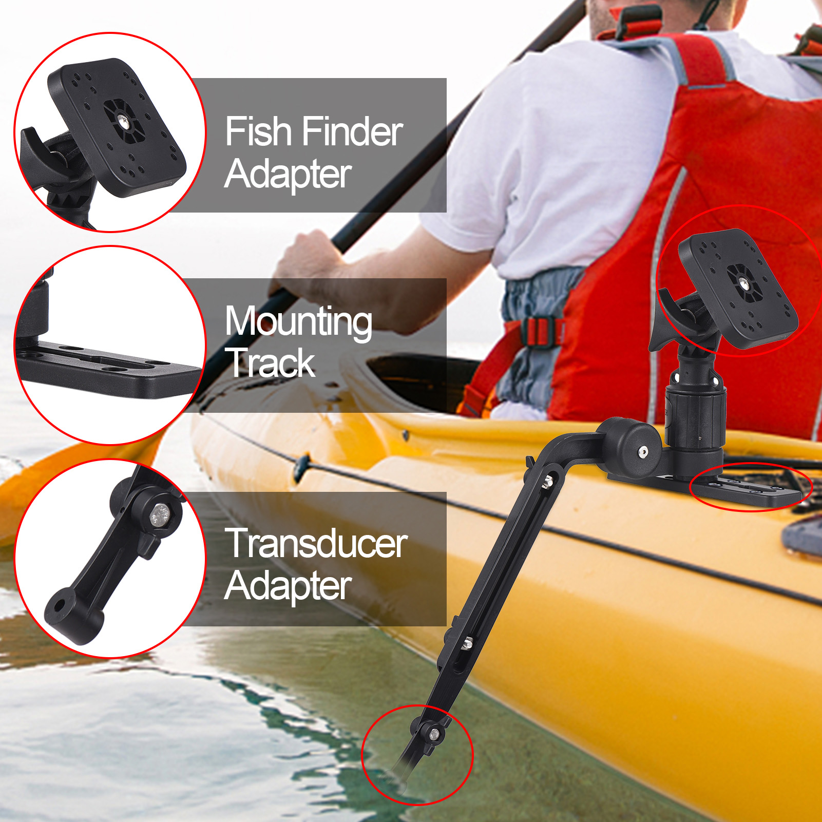 Kayak Fish Finder Mounting Pla - Fish Finder Mount 리뷰 및 가격