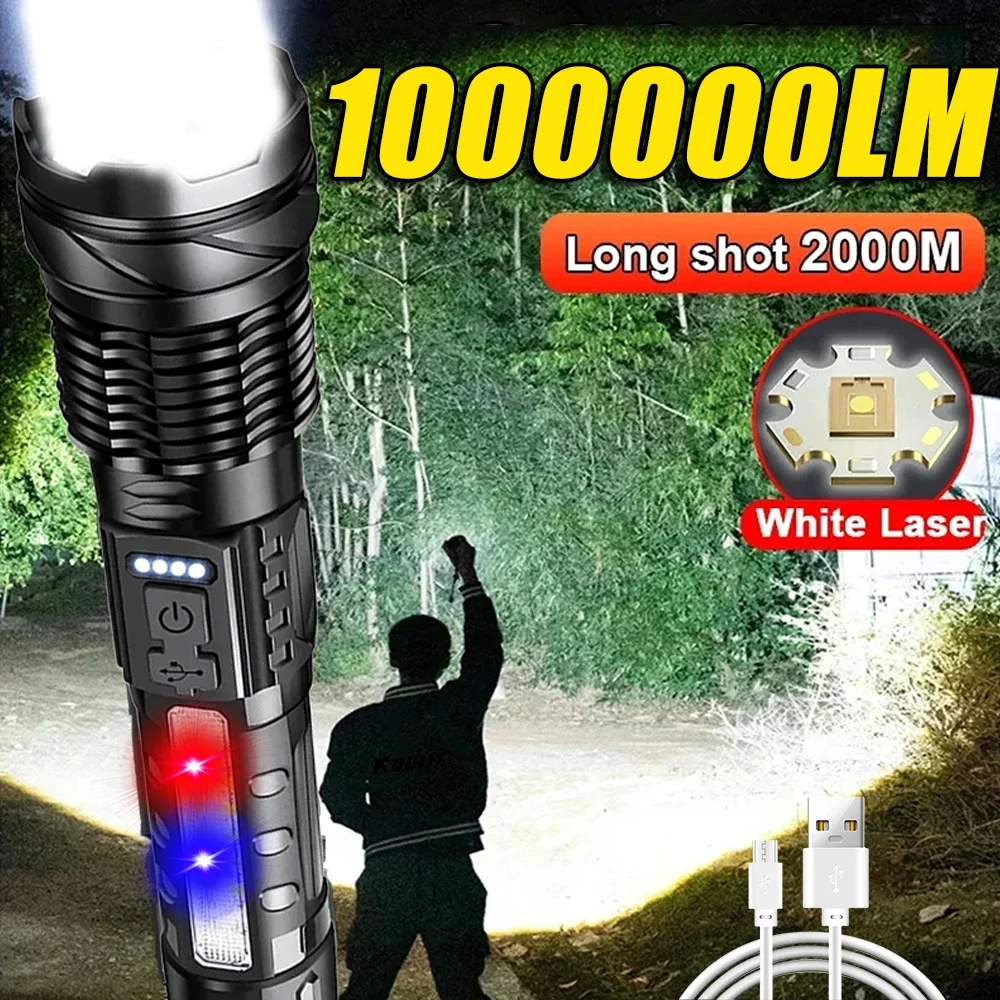 Powerful LED Flashlight Rechar - Fishing Light 리뷰 및 가격