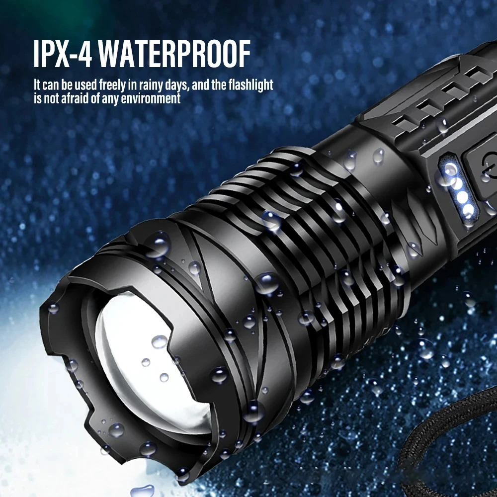 Powerful LED Flashlight Rechar - Fishing Light 리뷰 및 가격