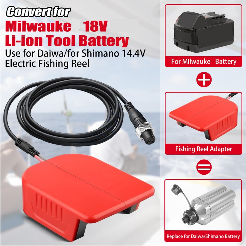 Portable Fishing Reel Adapter  - Fish Finder Battery 리뷰 및 가격
