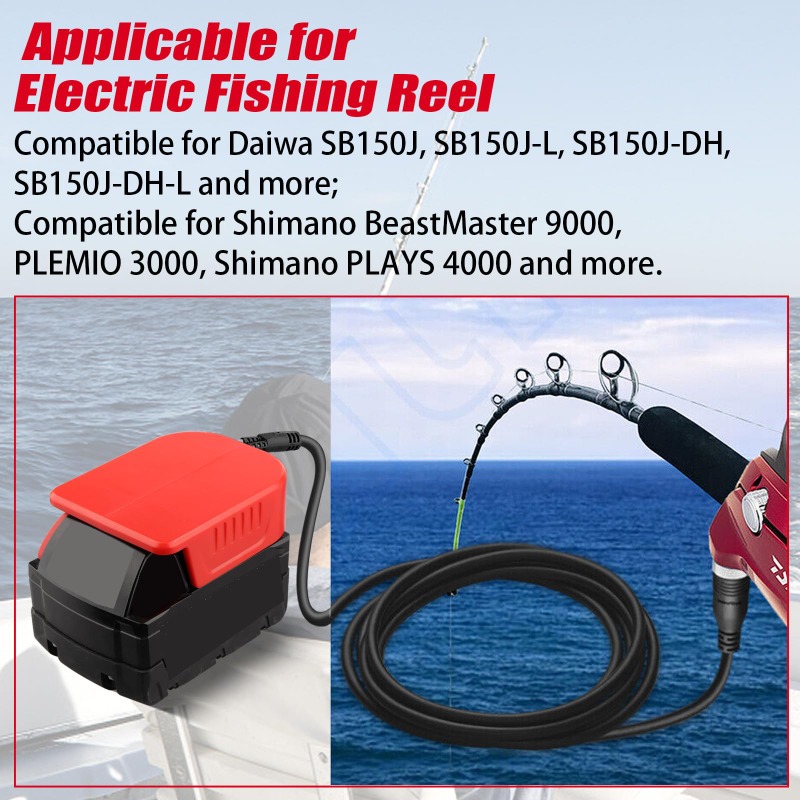 Portable Fishing Reel Adapter  - Fish Finder Battery 리뷰 및 가격