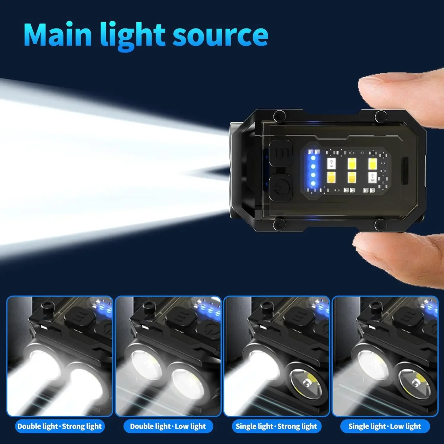 Clip-On Flashlight Rechargeabl - Fishing Light 리뷰 및 가격