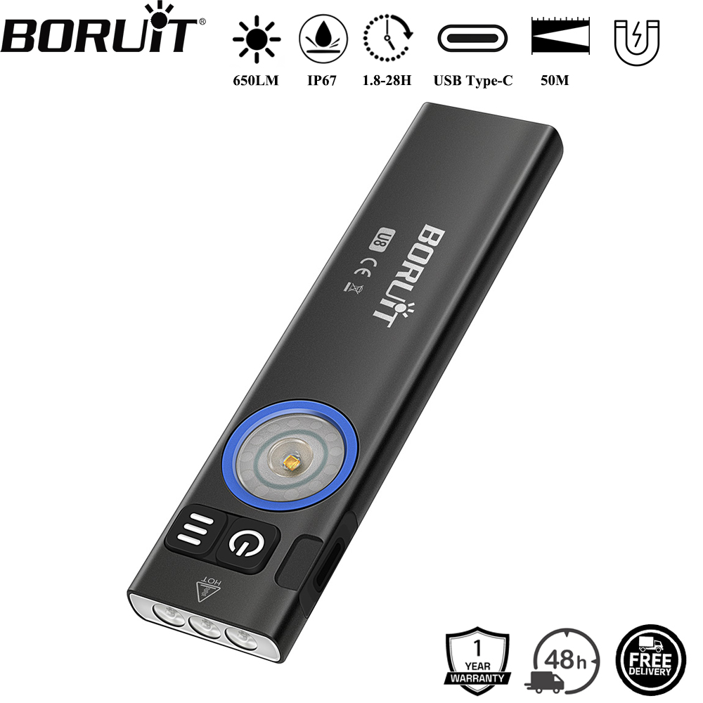 BORUiT U8 650LM EDC LED Flashl - Fishing Light 리뷰 및 가격
