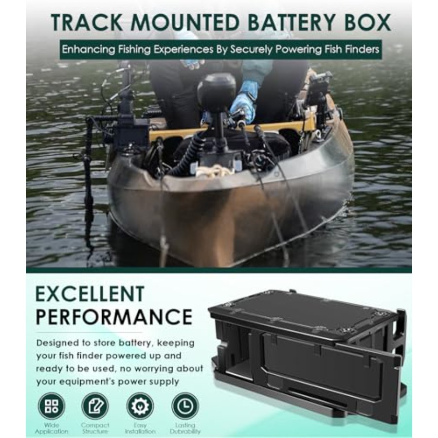 Track Mounted Battery Box for  - Fish Finder Mount 리뷰 및 가격