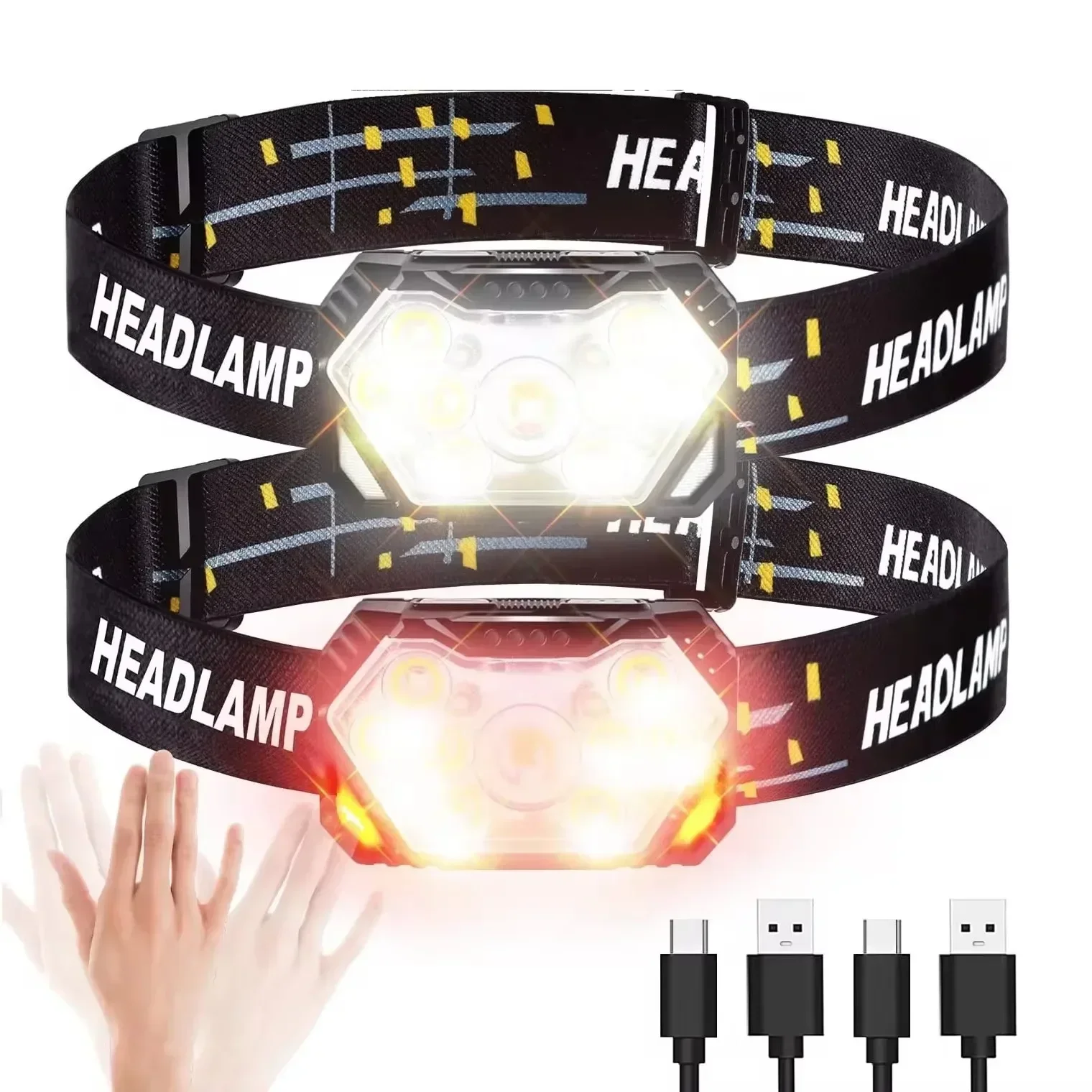 Powerful LED Sensor Headlamp U - Fish Finder Battery 리뷰 및 가격