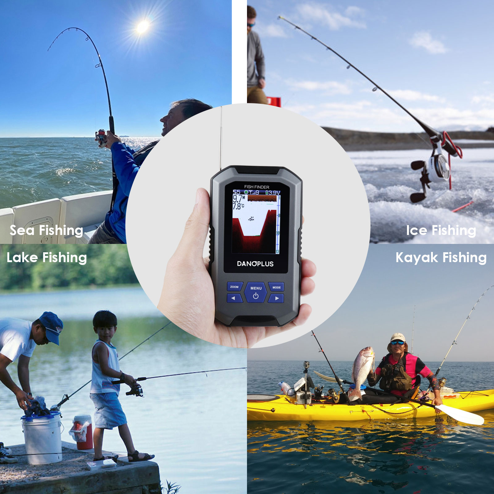 Fish Finder Wireless Sonar Sen - Fish Finder 리뷰 및 가격