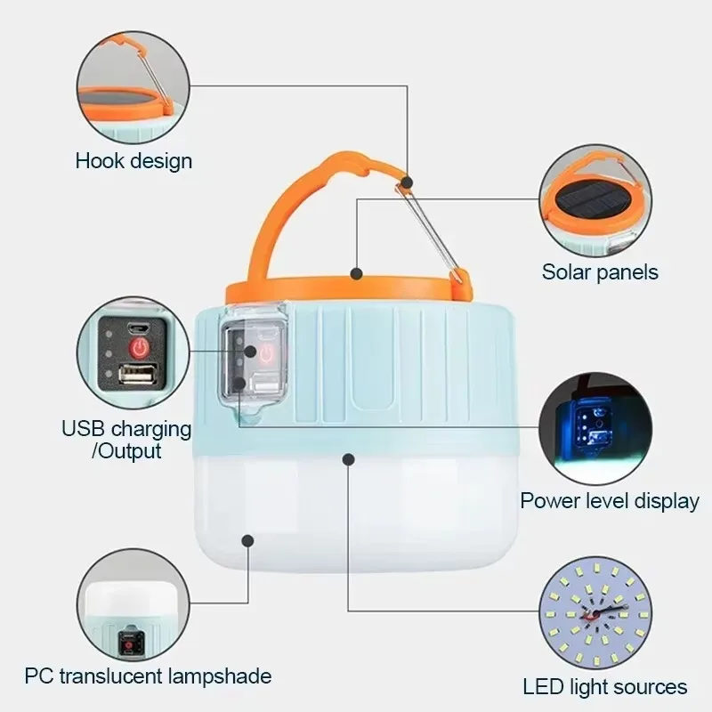 Solar Camping Lantern Recharge - Fishing Light 리뷰 및 가격