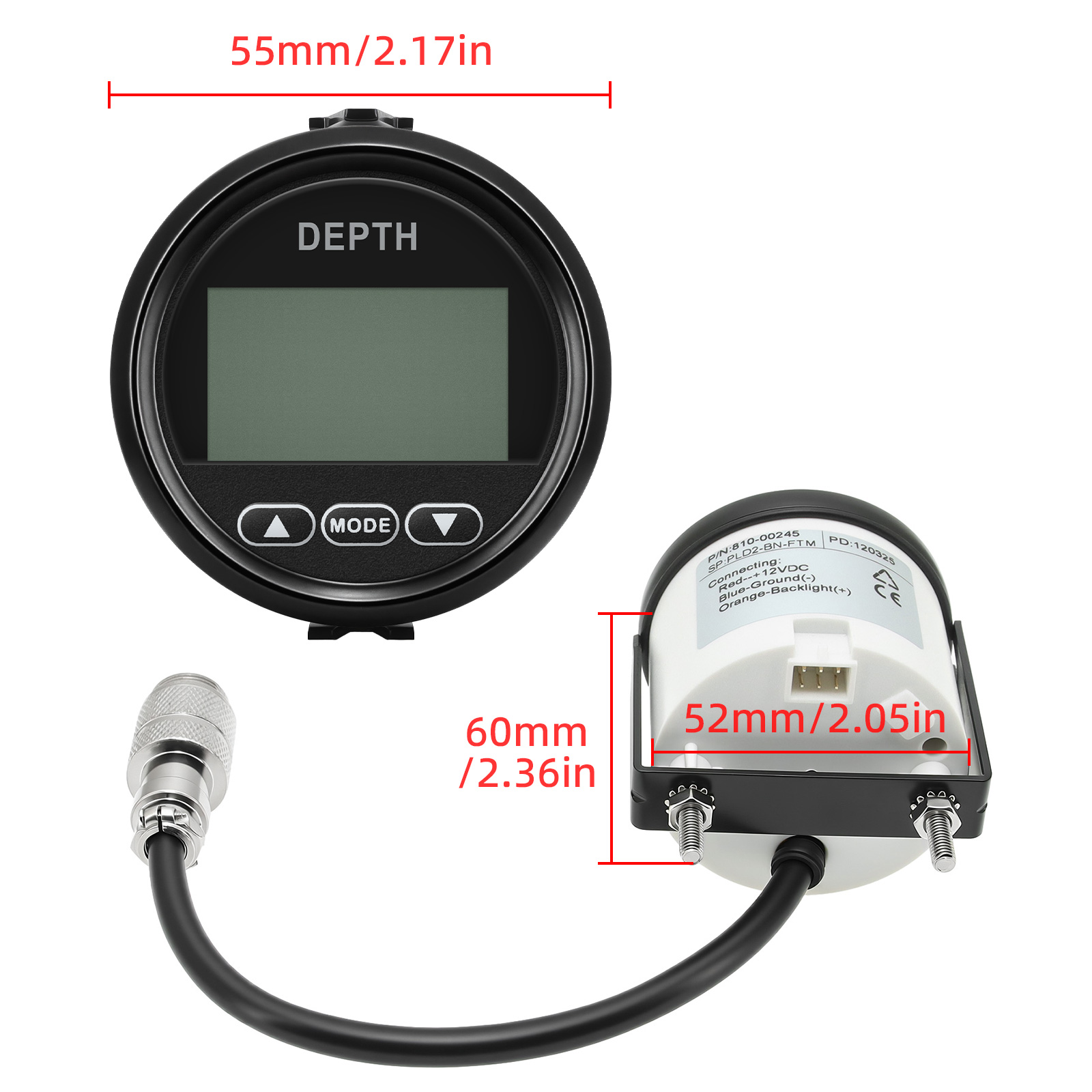 New Depth Detector 52mm/2in Ma - Fishing Gps 리뷰 및 가격