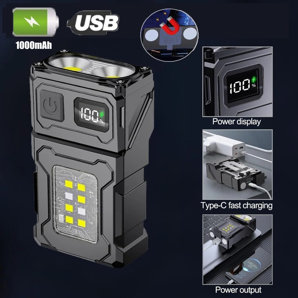 180° Rotatable LED Flashlight  - Fishing Light 리뷰 및 가격