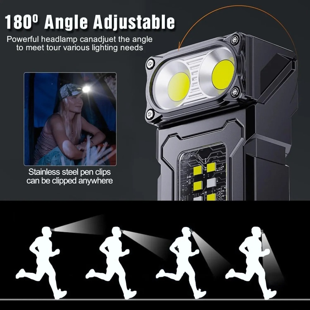 180° Rotatable LED Flashlight  - Fishing Light 리뷰 및 가격