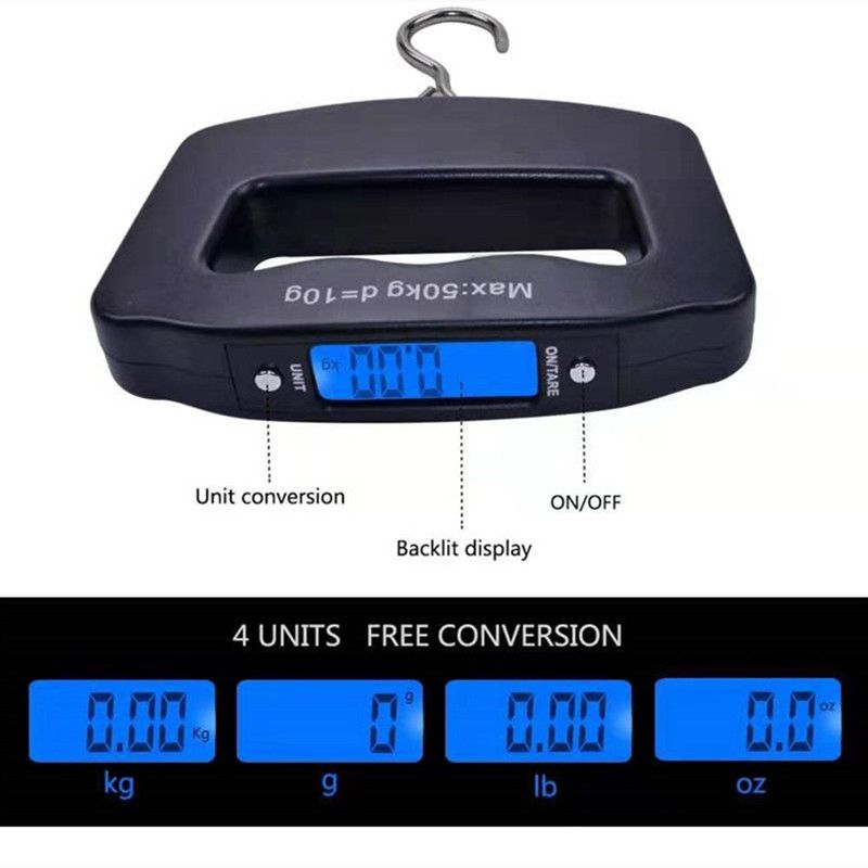 50kg Digital Fishing Scale Han - Fish Finder Battery 리뷰 및 가격