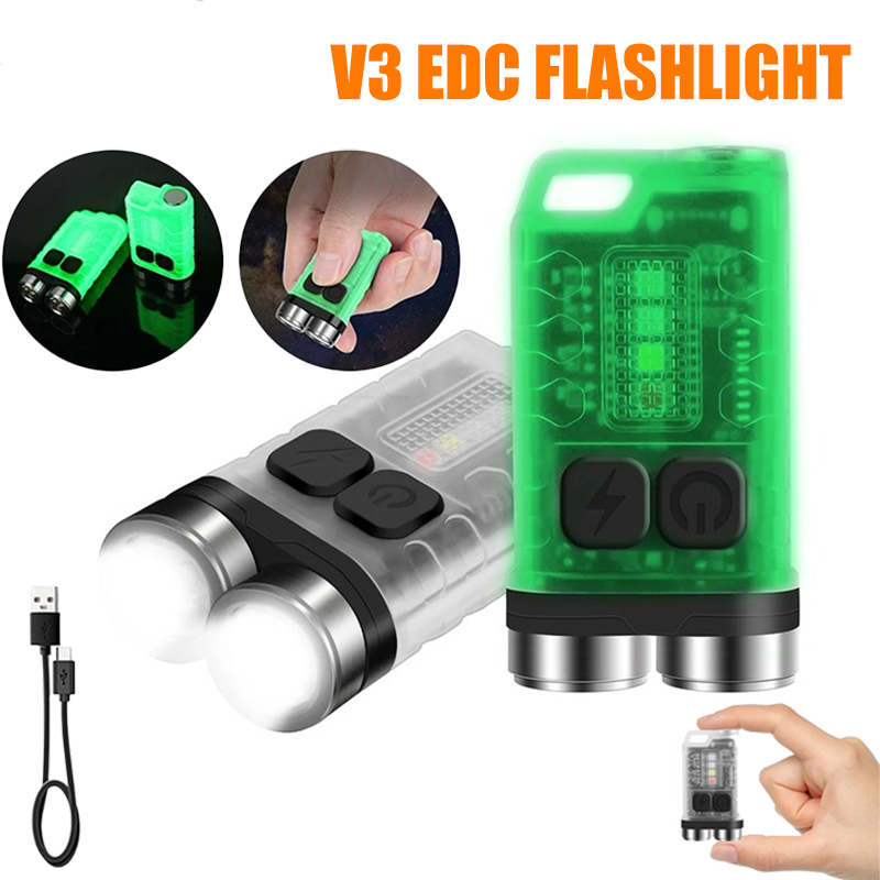 V3 EDC Flashlight Mini Keychai - Fishing Light 리뷰 및 가격
