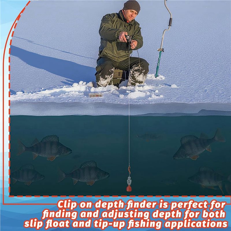 Clip-On Water Deep Gauge Instr - Fishing Depth Finder 리뷰 및 가격