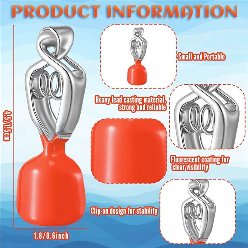 Clip-On Water Deep Gauge Instr - Fishing Depth Finder 리뷰 및 가격