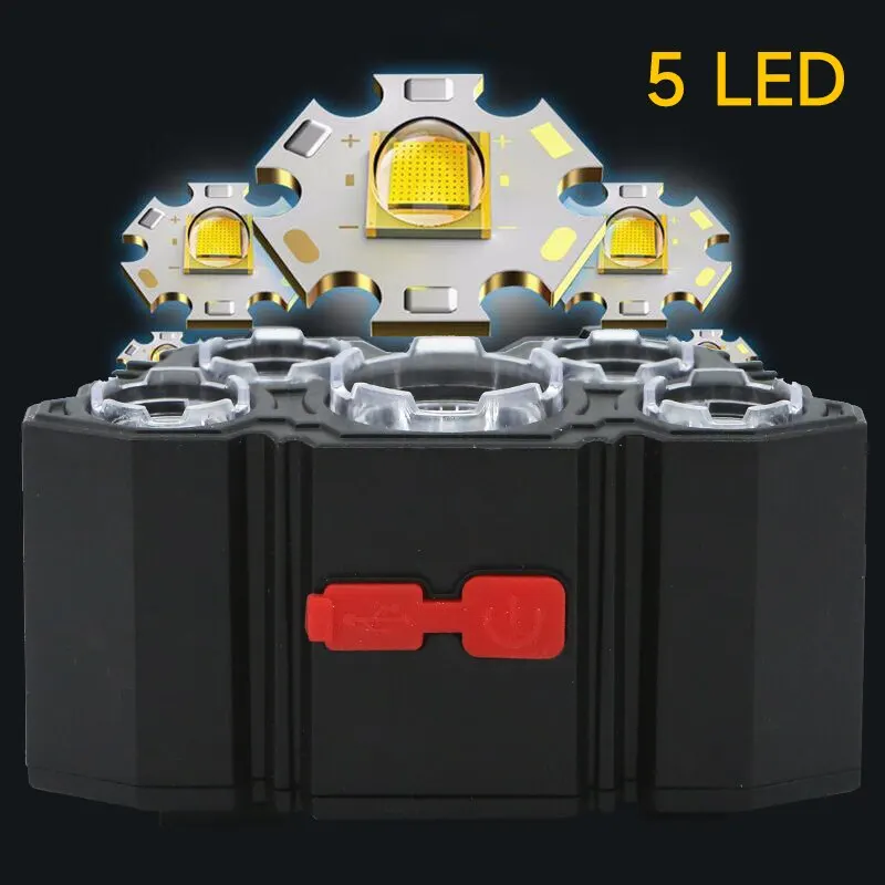 Rechargeable 5 LED Headlamp St - Fish Finder Battery 리뷰 및 가격