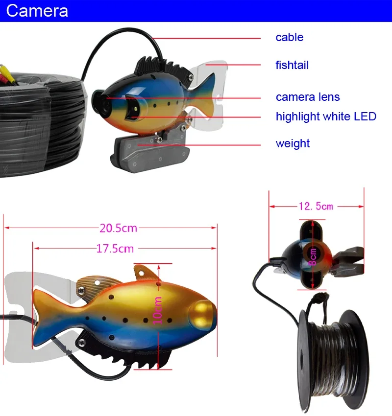 SY801 Full Waterproof Underwat - Fish Finder Portable 리뷰 및 가격