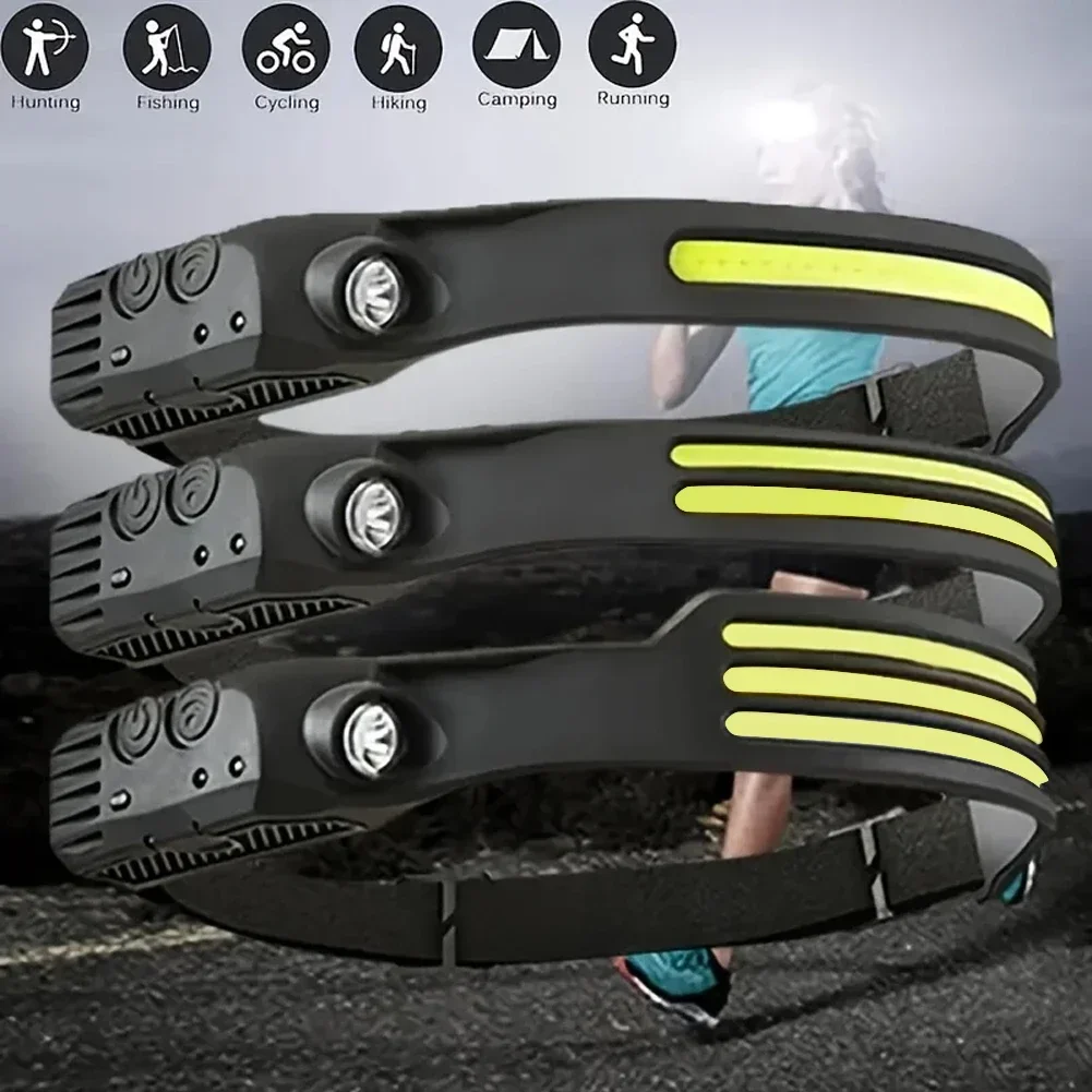 LED Sensor Headlamp Built-in B - Fish Finder Battery 리뷰 및 가격