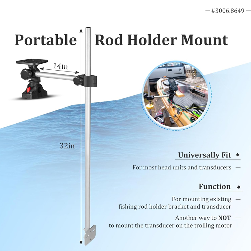 360° Rotation ,Marine Fish Fin - Fish Finder Mount 리뷰 및 가격