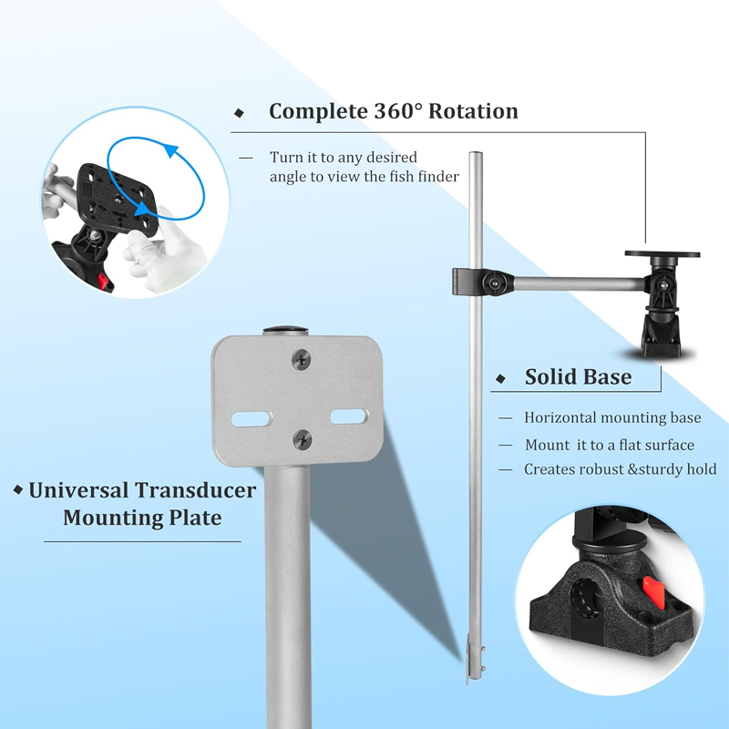 360° Rotation ,Marine Fish Fin - Fish Finder Mount 리뷰 및 가격