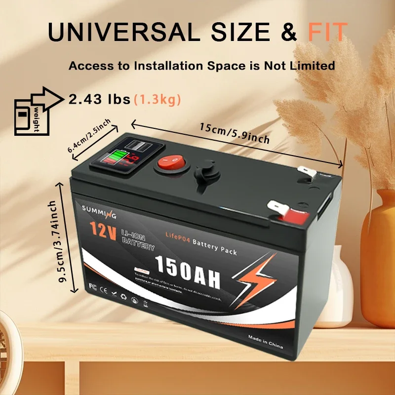 12V 150Ah Lithium  LiFeP04 Bat - Fish Finder Charger 리뷰 및 가격