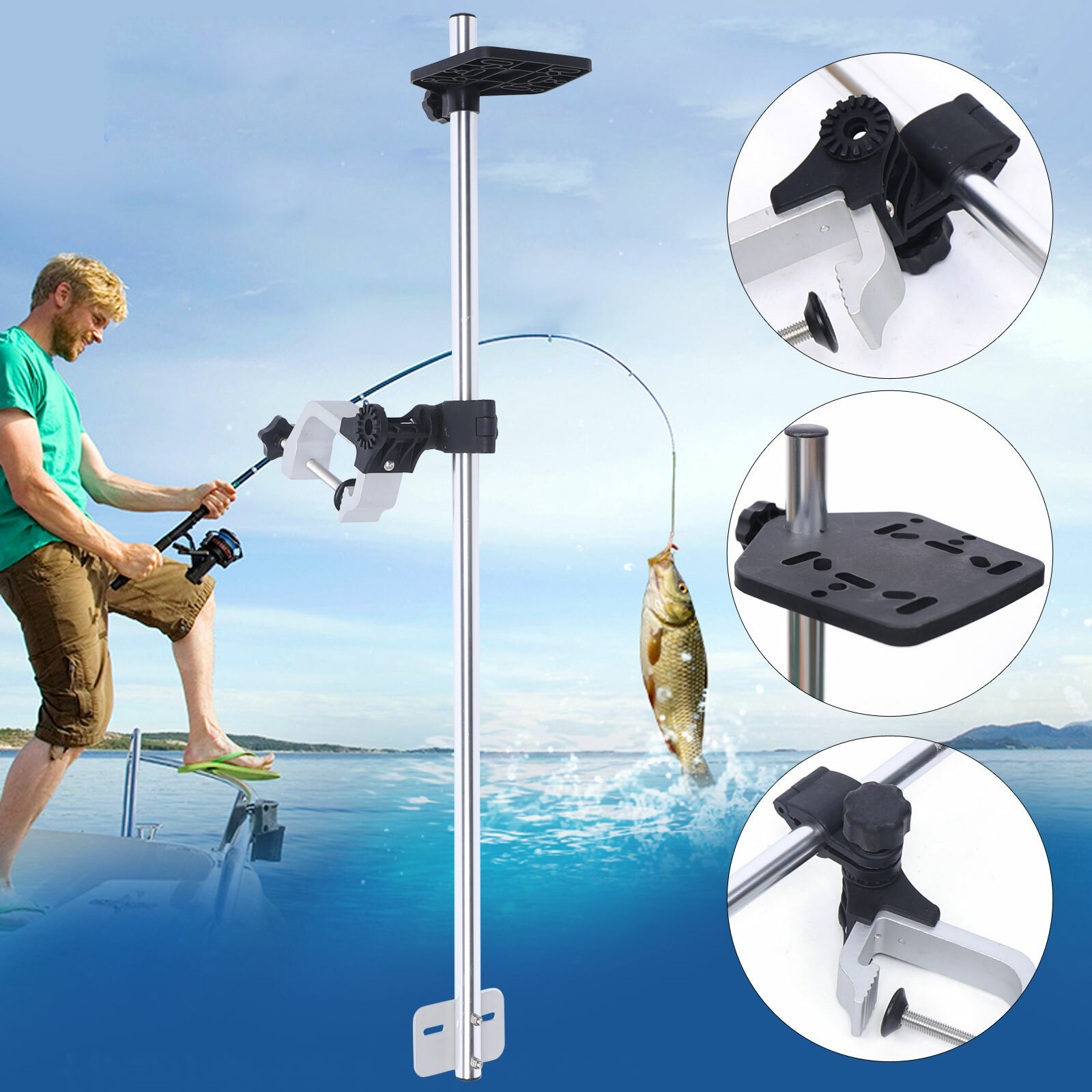 Portable 360° Adjustable Trans - Fish Finder Mount 리뷰 및 가격