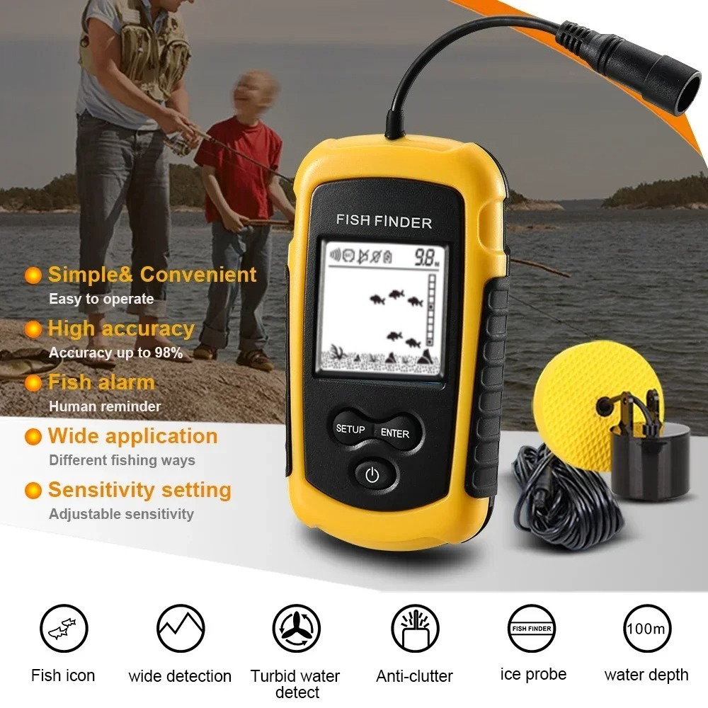 Wireless Sonar Detection Fish  - Fish Finder Cable 리뷰 및 가격