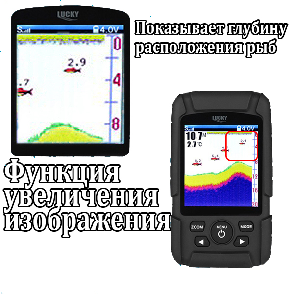 Lucky FF718LiC 2-in-1 Colored  - Fish Finder Cable 리뷰 및 가격