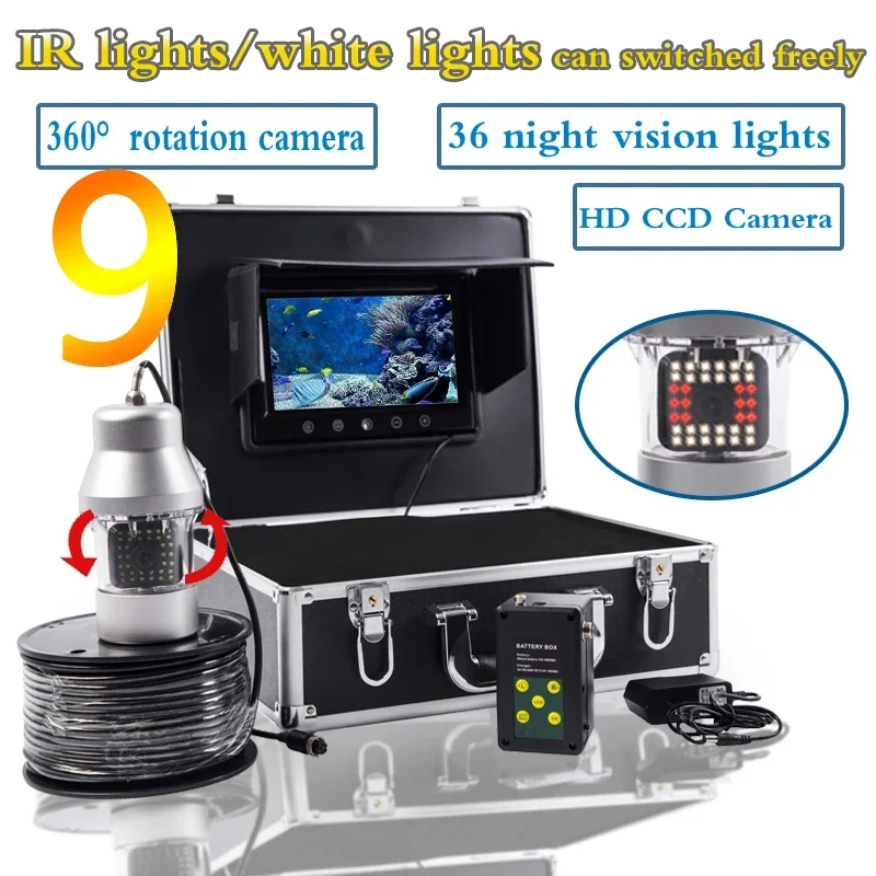Fish finder F08A 9inch Underwa - Fishing Camera 리뷰 및 가격