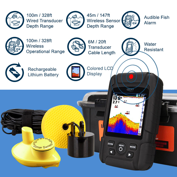 FF718LiC 2-in-1 LUCKY Fishfind - Fish Finder Cable 리뷰 및 가격