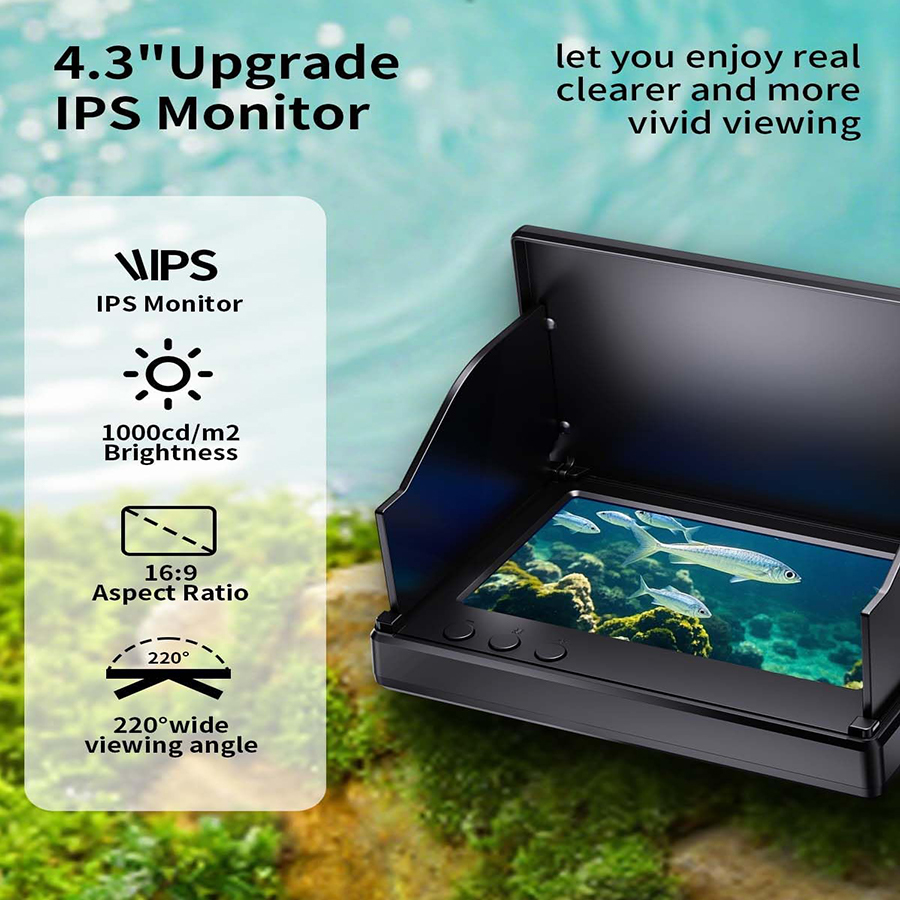 FOURQ Handheld 1080P 4.3'' LCD - Fish Finder Portable 리뷰 및 가격