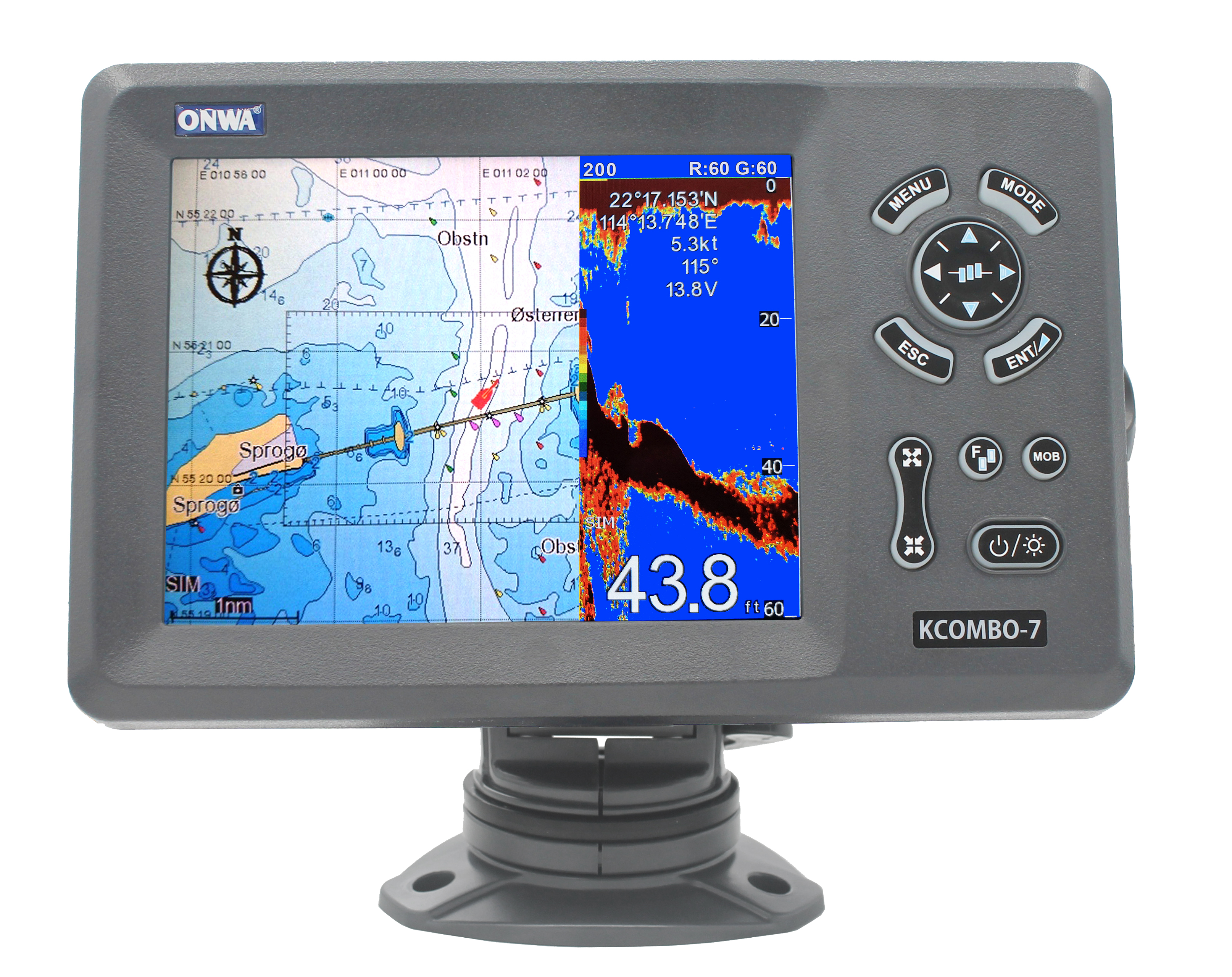 ONWA KCombo-7 7inch Marine GPS - Fish Finder Gps 리뷰 및 가격