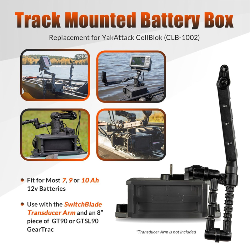 Track Mounted Battery Box for  - Fish Finder Mount 리뷰 및 가격