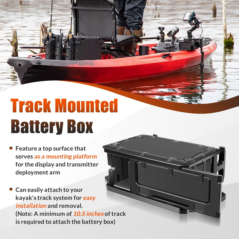 Track Mounted Battery Box for  - Fish Finder Mount 리뷰 및 가격