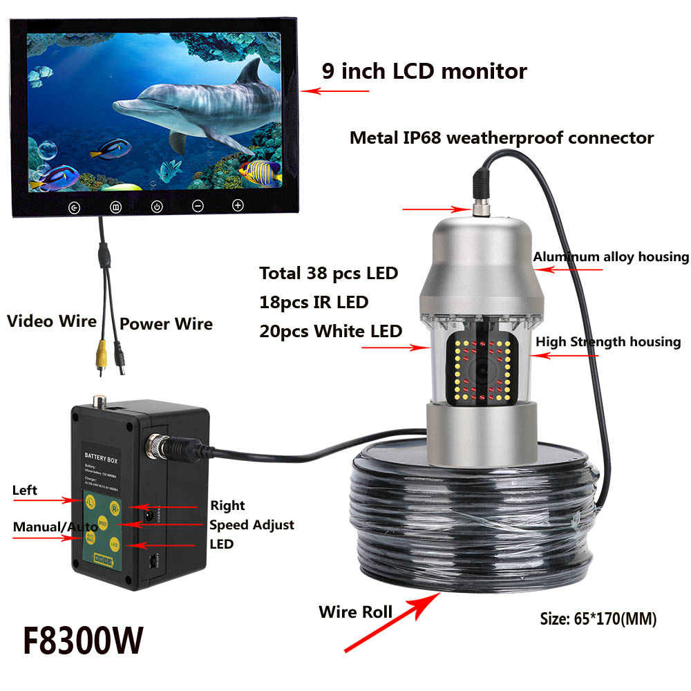 50m 360 Degree Rotating Underw - Underwater Camera 리뷰 및 가격