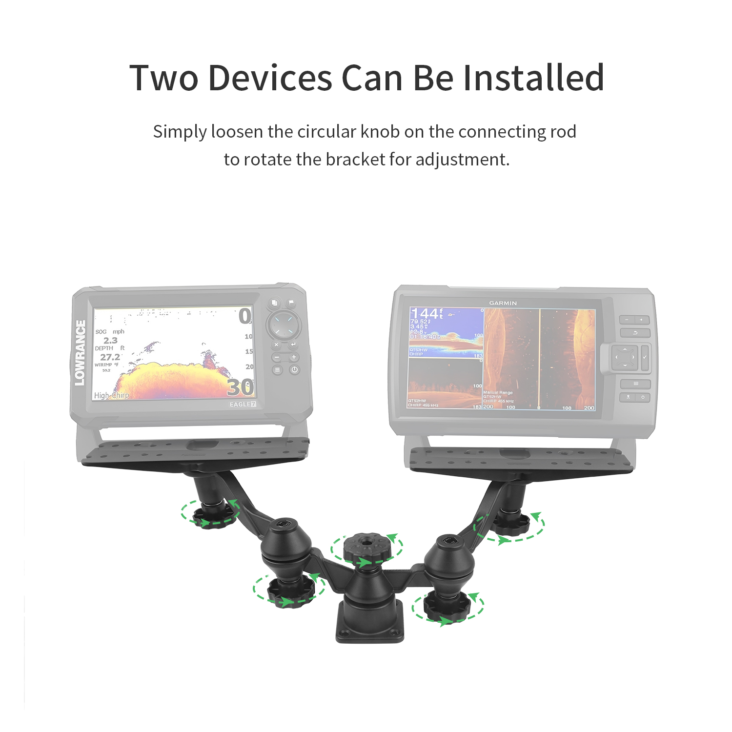 Horizontal boom dual-arm fishf - Fish Finder 리뷰 및 가격