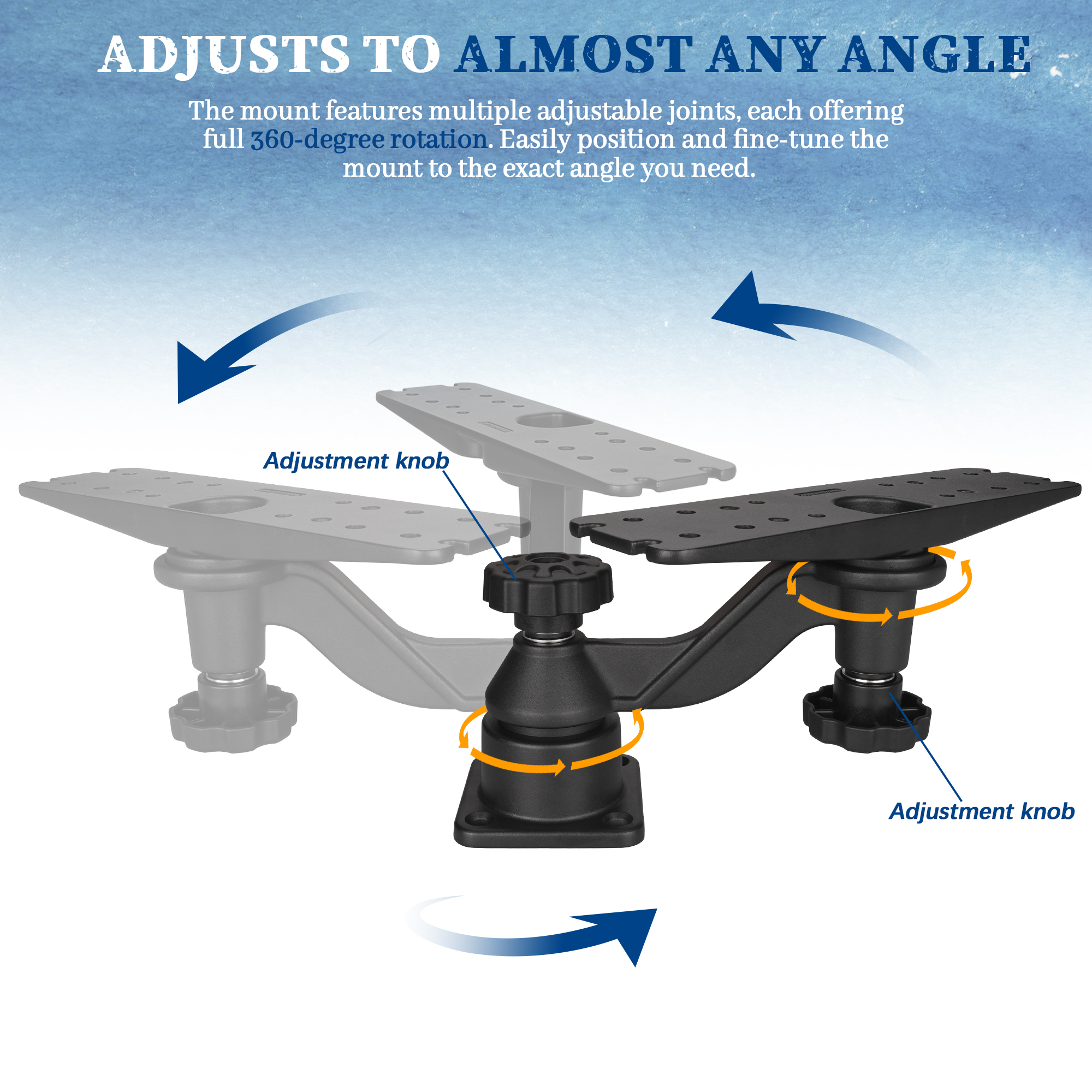Heavy-duty vertical base mount - Fish Finder Mount 리뷰 및 가격