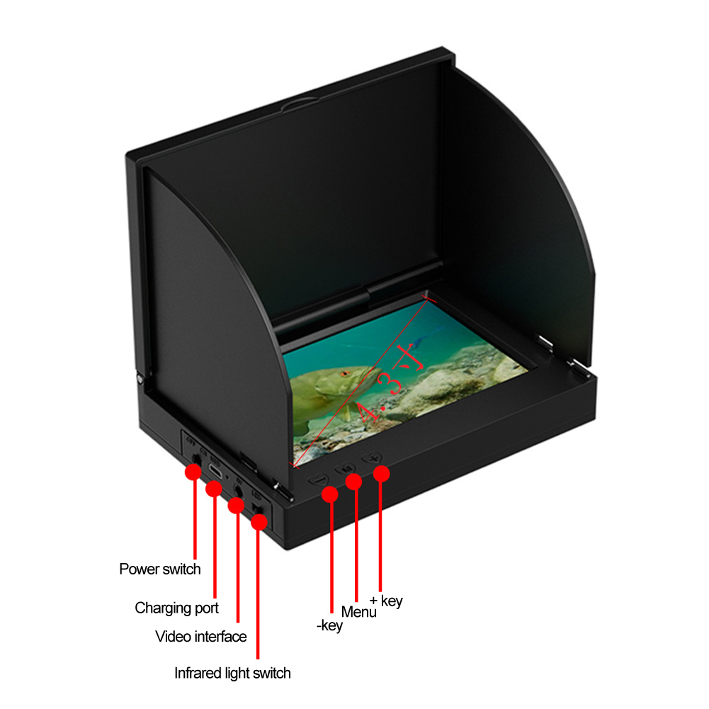 4.3 Inch HD Screen Fish Finder - Fishing Depth Finder 리뷰 및 가격