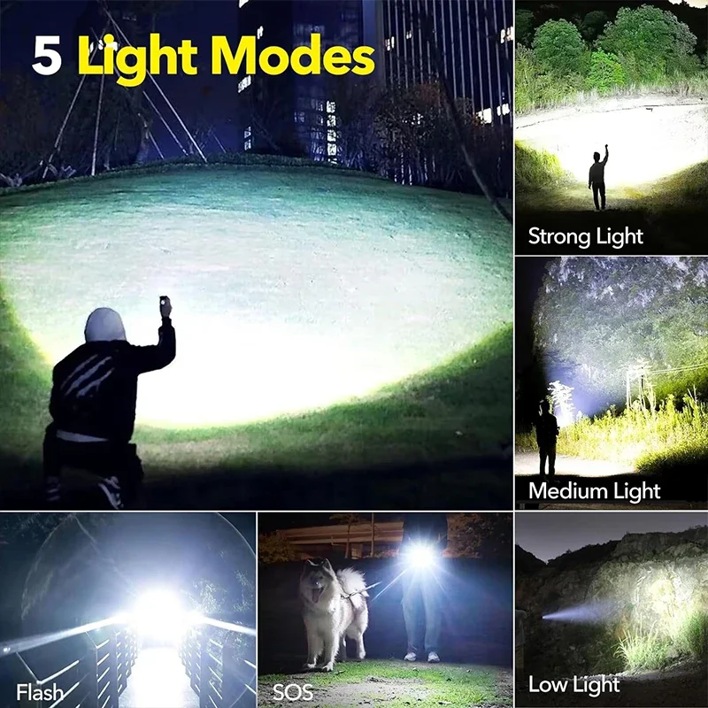 High Power LED Flashlight Rech - Fishing Light 리뷰 및 가격