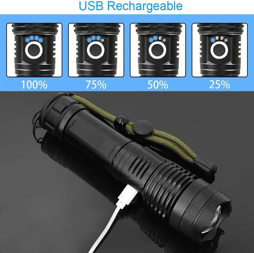 High Power LED Flashlight Rech - Fishing Light 리뷰 및 가격