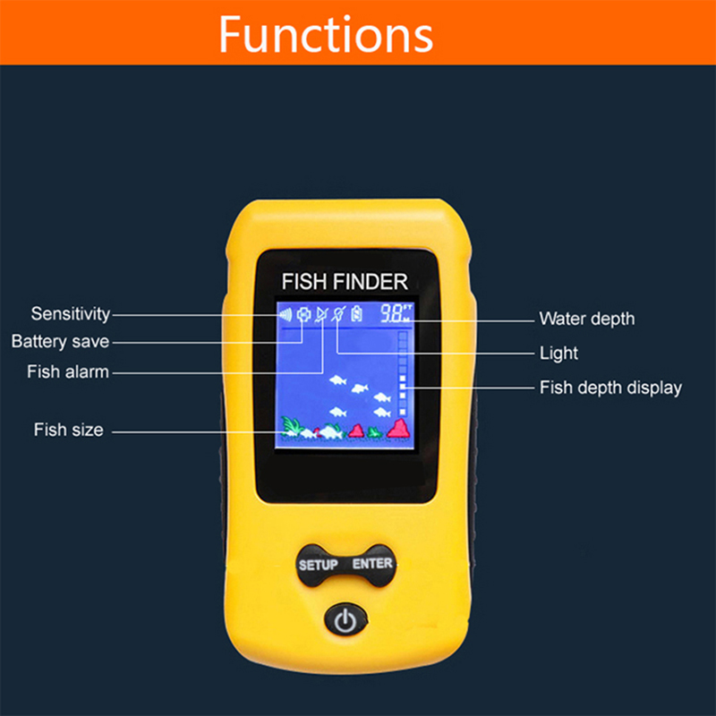 Brand New Colorful Wireless Fi - Fish Finder Transducer 리뷰 및 가격