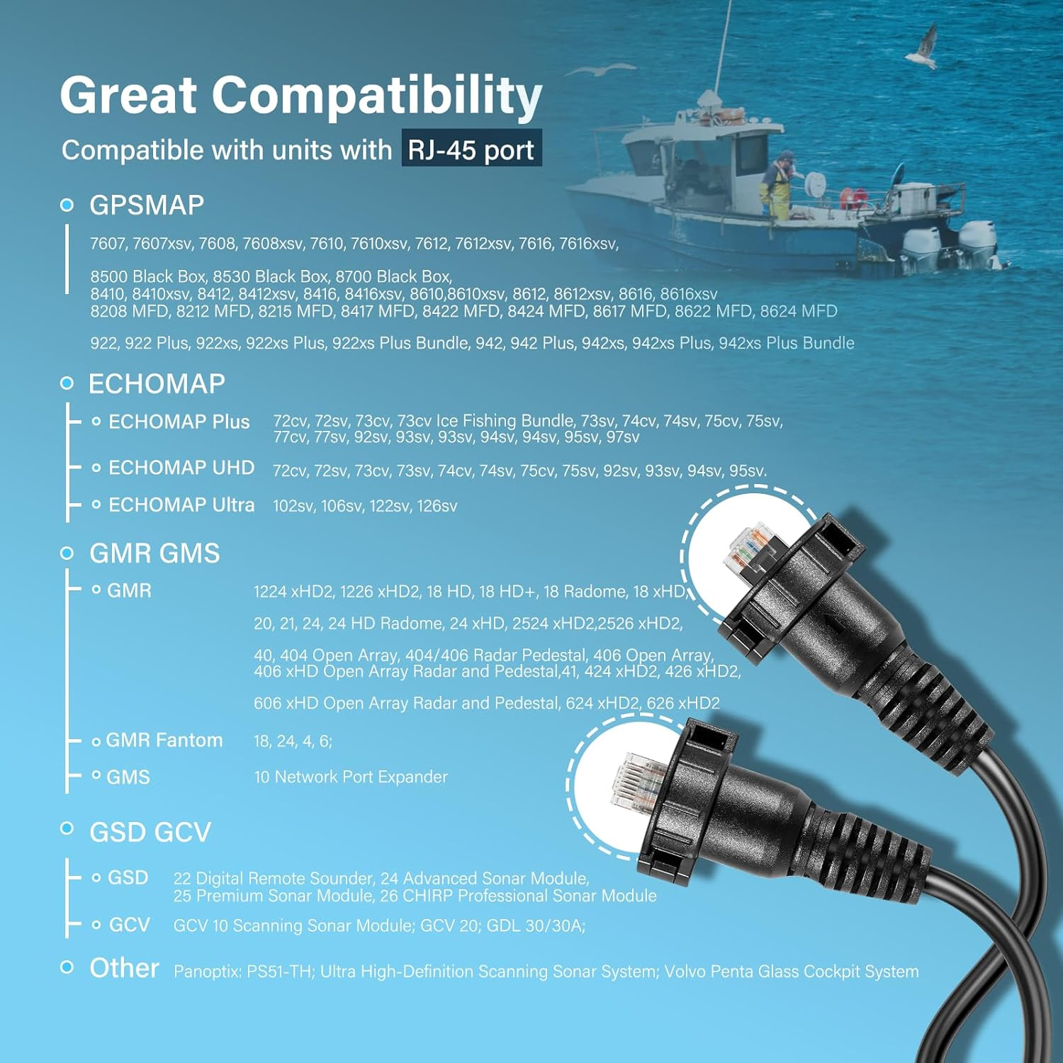 30 Foot Marine Network Cable f - Fish Finder Cable 리뷰 및 가격